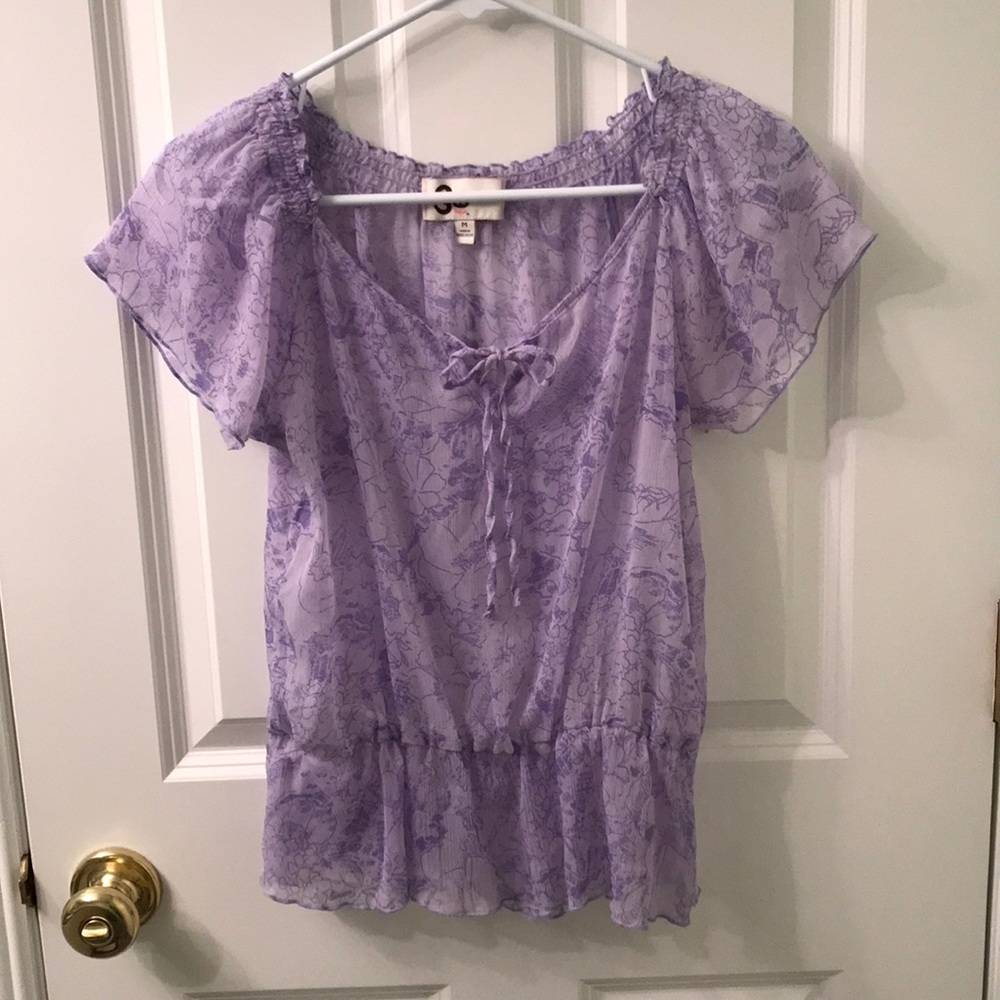 Sheer blouse